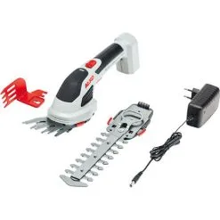 AL-KO AL-KO Cisailles à Gazon Et à Arbustes - 16 Cm - 2,0Ah - 7,2V - Batterie Et Chargeur Inclus